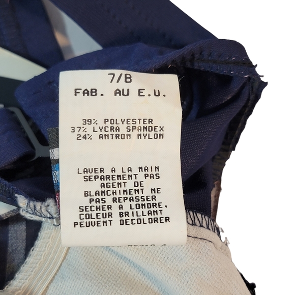 Electric Beach by Jantzen Vintage 90's Beach Pool One Piece Swim Suit 7/8 NWT - Picture 11 of 11